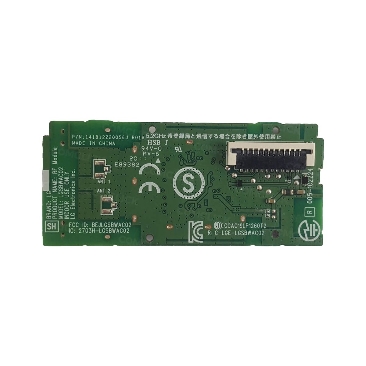 Módulo Wi-fi Bluetooth LGSBWAC02 TV LG 43UN7300PSC 50UN7310PSC 55NANO81SNA 65UN7100PSA 75UN8000PSB