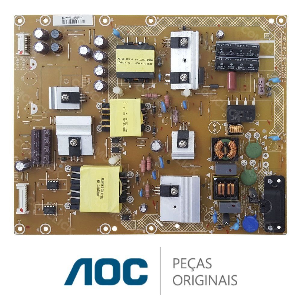 Placa Fonte 715G6335-P03-001-002S TV AOC LE40D1442, LE42D1442