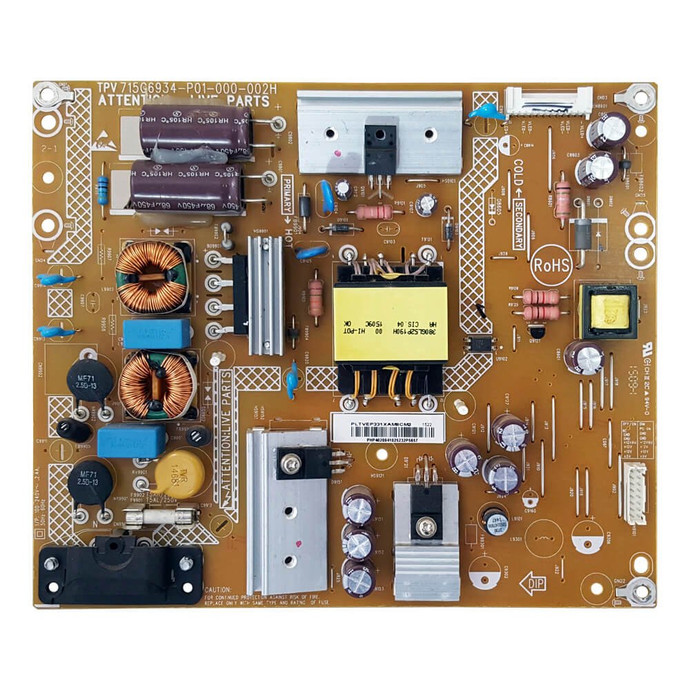 Placa Fonte 715G6934-P01-000-002H para TV Philips 40PFG5000/78