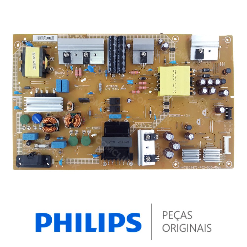 Placa Fonte 715G8672-P02-000-002H TV Philips 50PUG6102/78