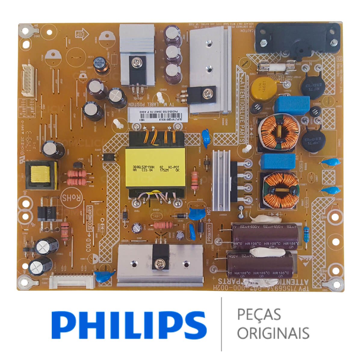 Placa Fonte 905TXHSP4305070 715G6934-P02 TV Philips 43PFG5102