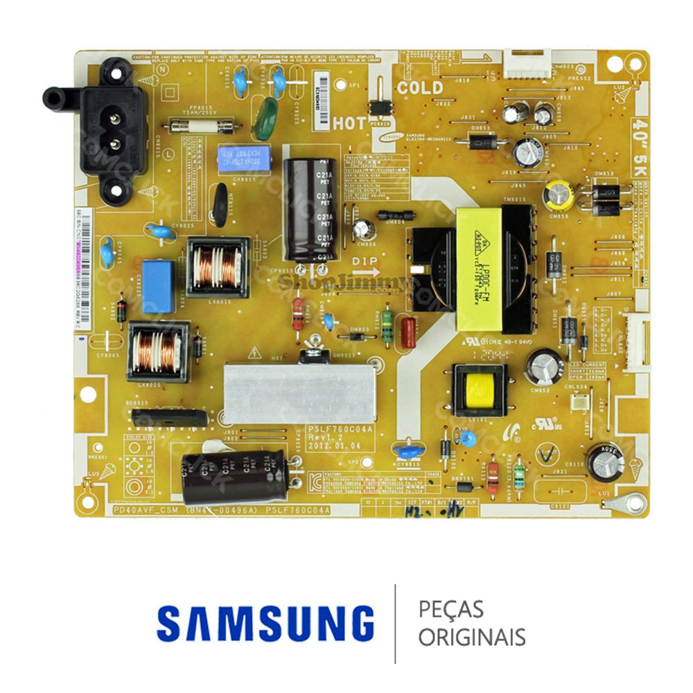 Placa Fonte BN44-00496A BN44-00496B TV Samsung UN39EH5003G UN40EH5000G UN40FH5003G