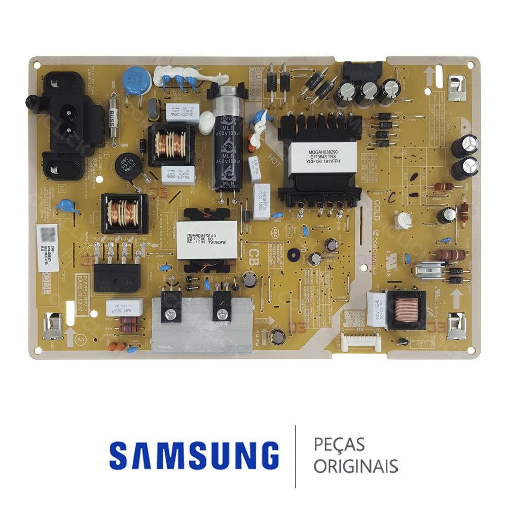 Placa Fonte BN44-00852F TV Samsung LH40BENELGA UN40T5300AG UN43T5300AG