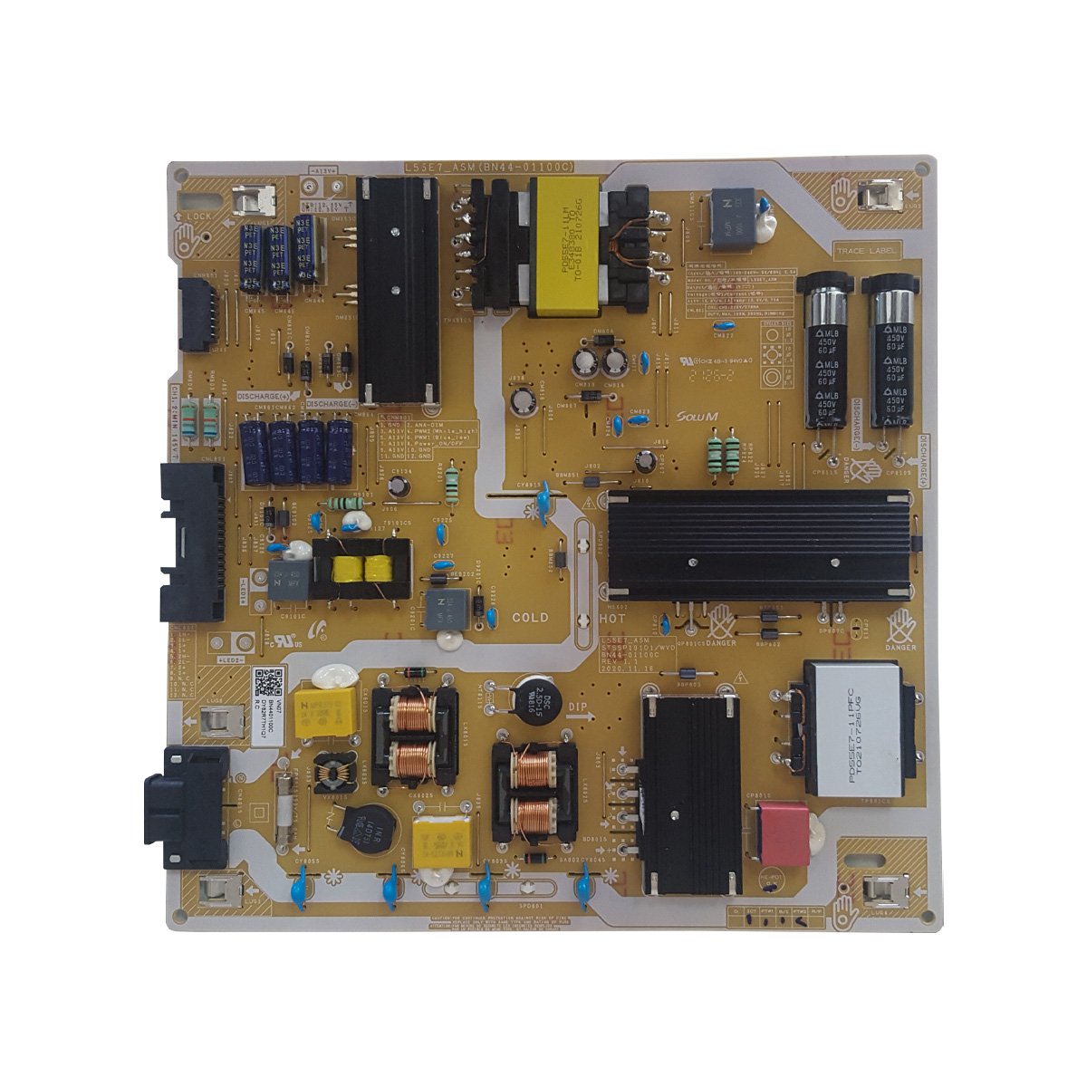 Placa Fonte BN44-01100C TV Samsung QN50Q60AAG QN55Q60AAG