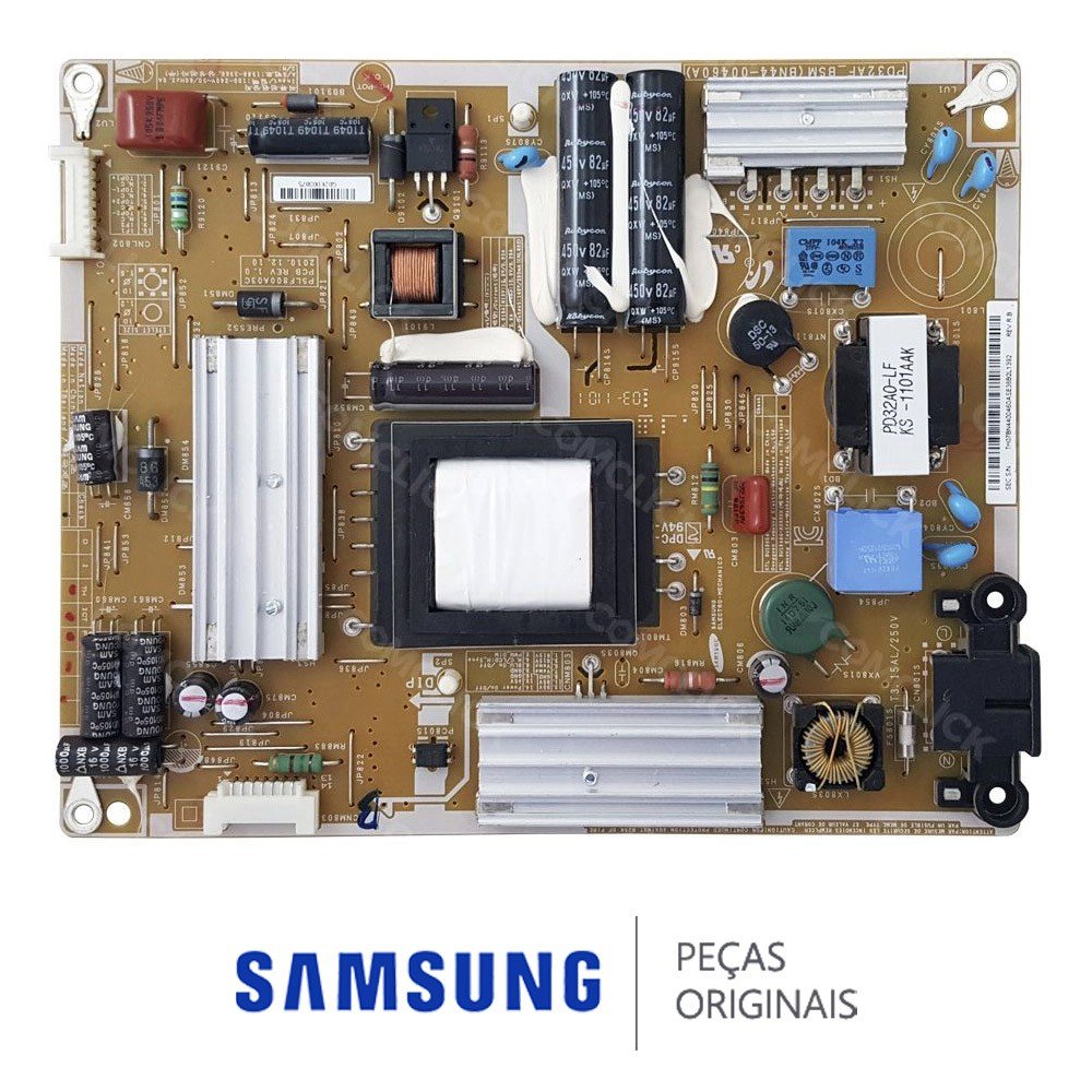 Placa Fonte BN98-03241A / BN44-00460A TV Samsung UN32D5000PG UN32D5500RG UN32D5800VG