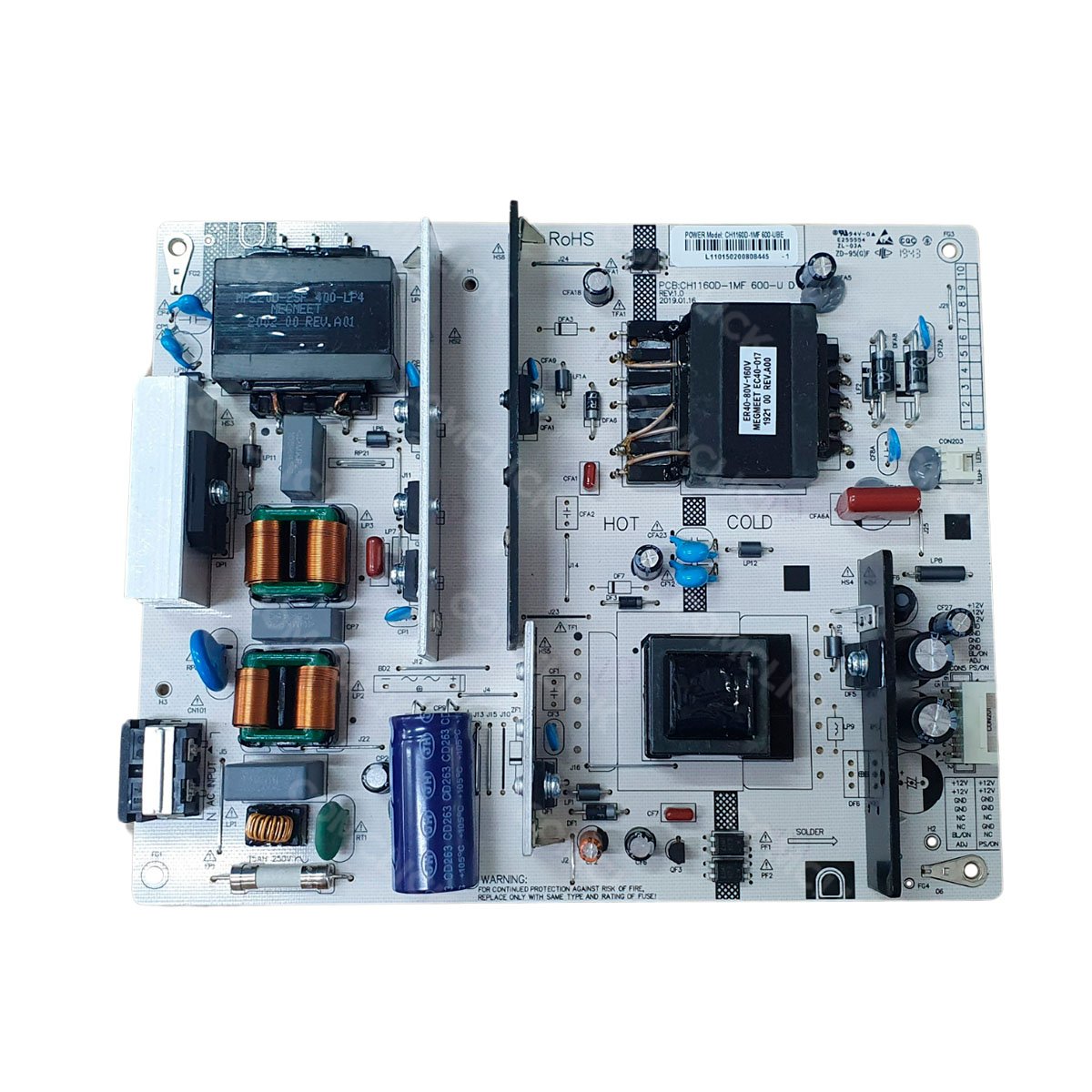 Placa Fonte CH1160D-1MF 600-UBE TV Philco PTV55G70SBLSG PTV58G71AGBLS