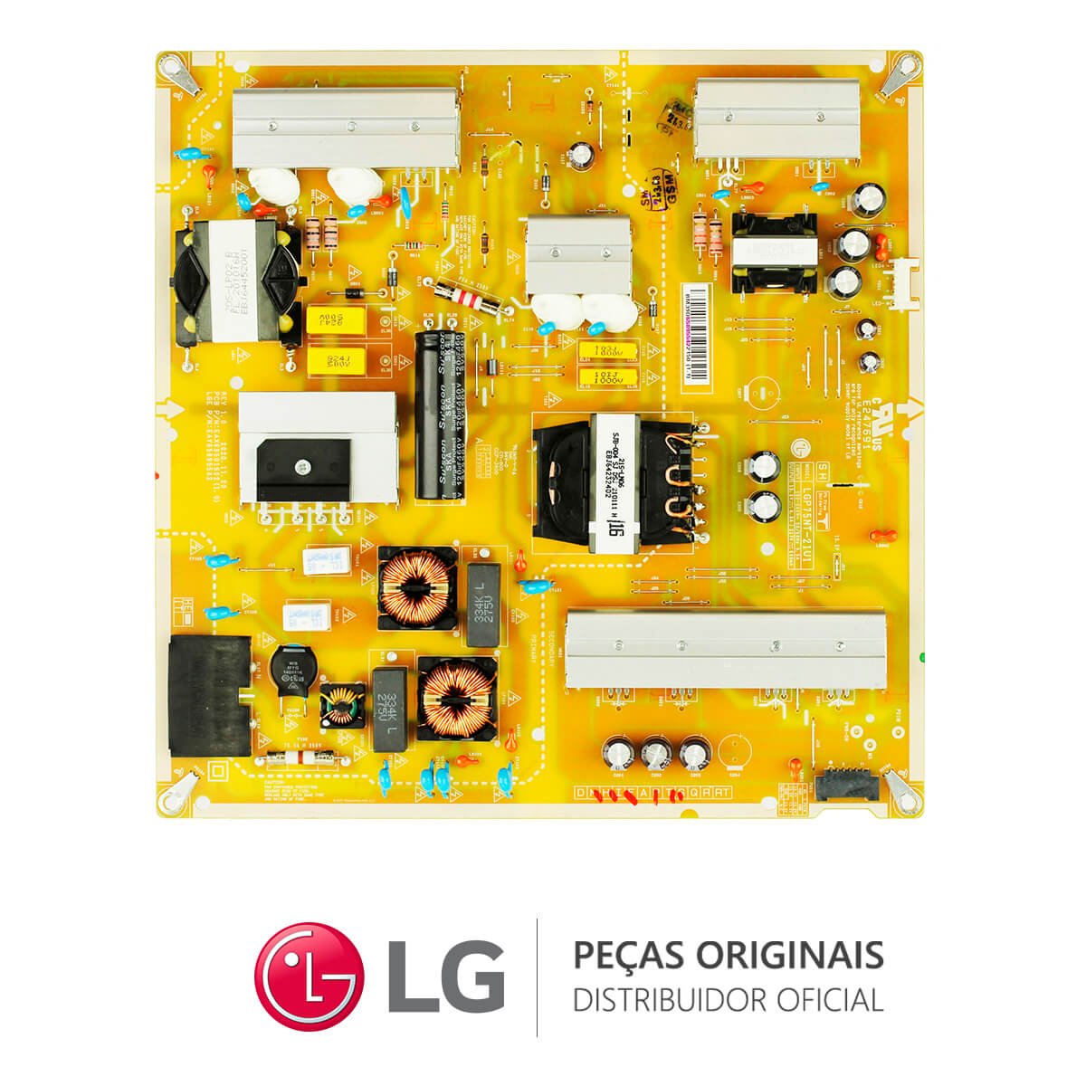 Placa Fonte EAY65895542 TV LG 75NANO75SPA 75NANO75SQA 75UP801C0SB 75UP8050PSB