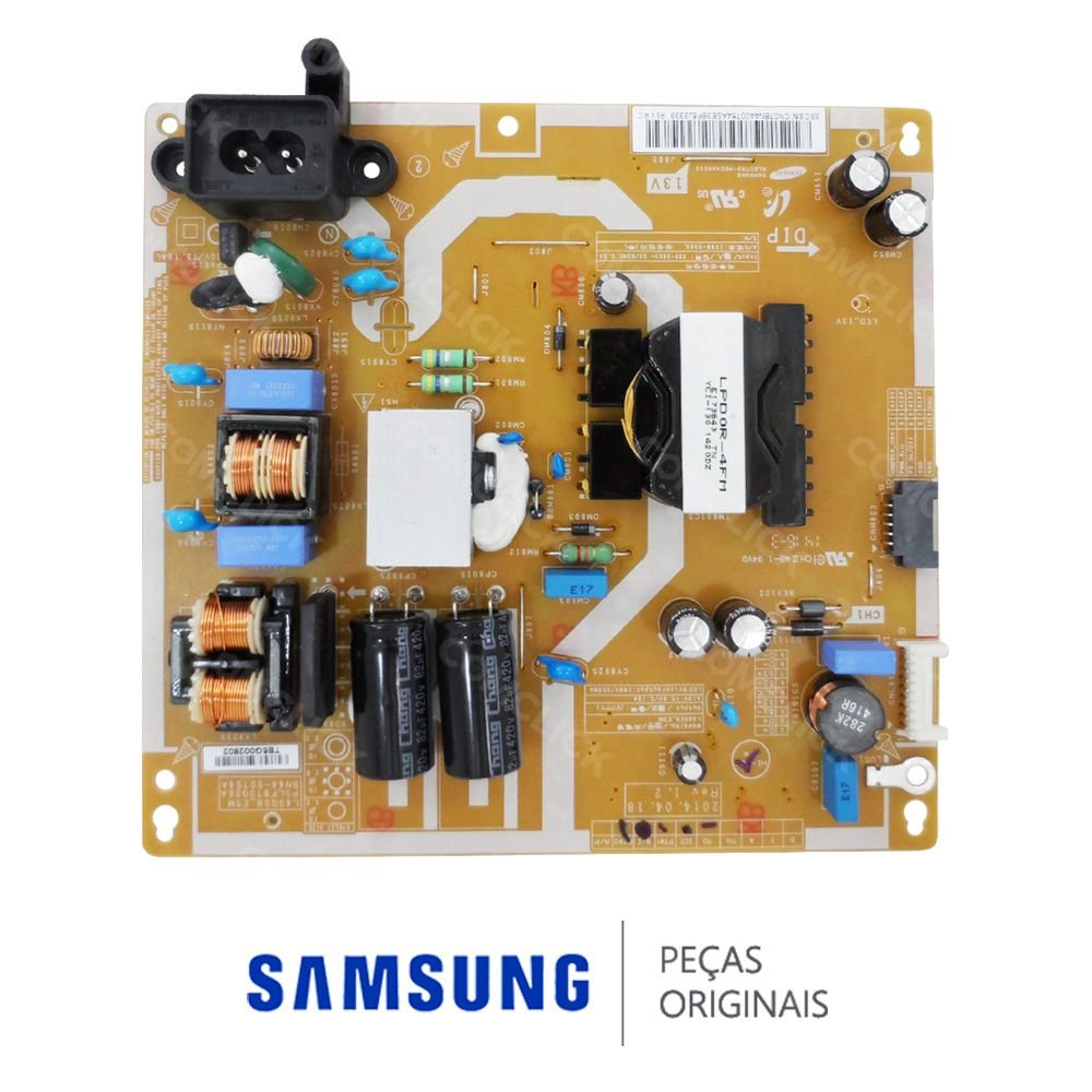 Placa Fonte L40G0B_ESM BN44-00754A para TV Samsung UN40H4200AG, UN40H4203AG, UN40H5100AG UN40H5103AG