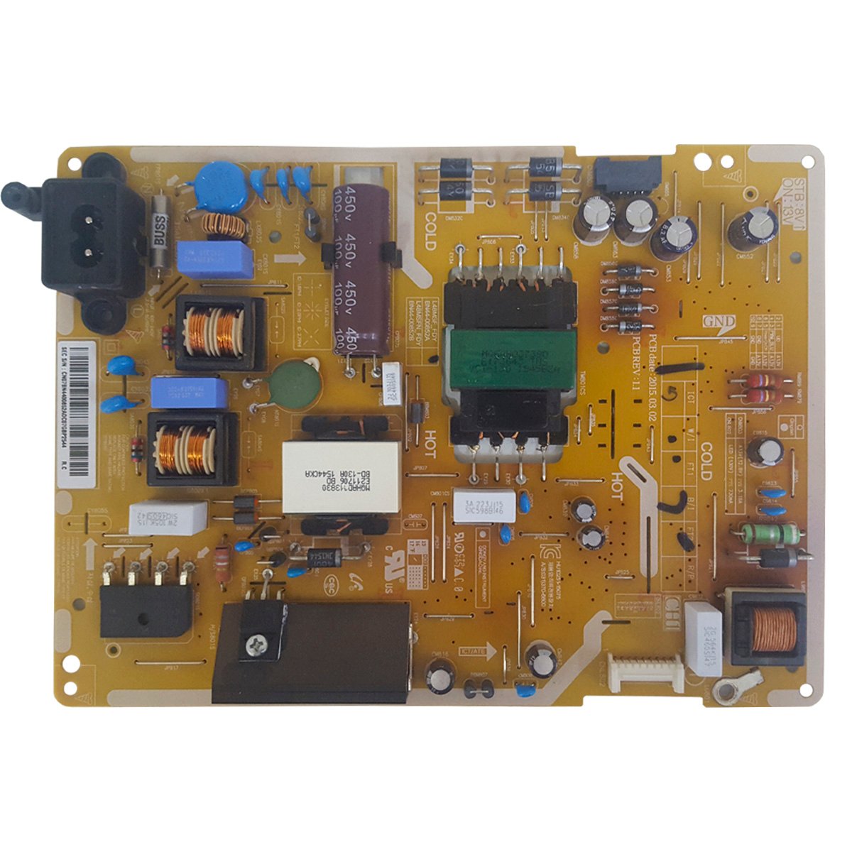 Placa Fonte L48MSF_FDY / BN44-00852A TV Samsung UN43J5000AGXZD, UN43J5200AGXZD, UN48J5200AGXZD
