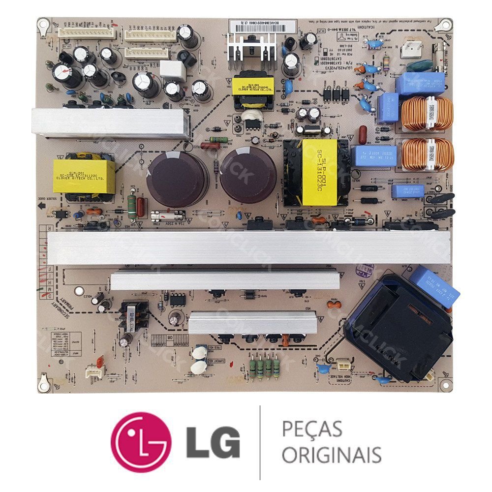 Placa Fonte LGLP42SLPV2EV3 EAY38640201 / EAY39702801 TV LG 42LC4R, 42LB9R, 42LB7DF