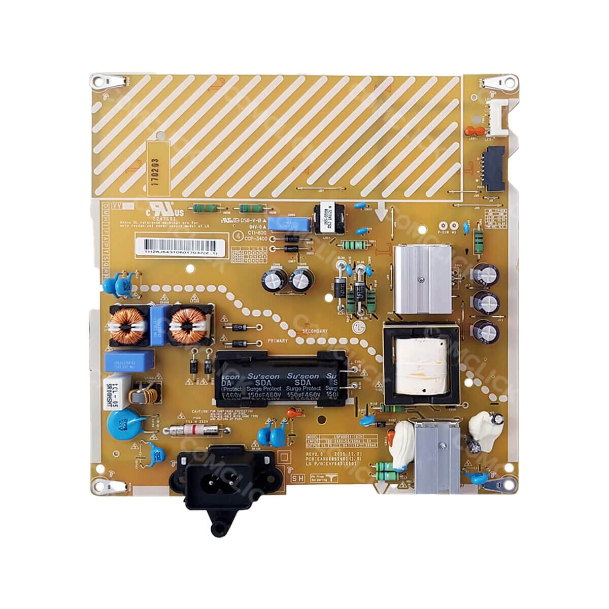 Placa Fonte LGP49DSI-16CH1 EAX66851401 EAY64310601 / EBR82548901 TV LG 49LH5600, 49LH5700, 49LV300C
