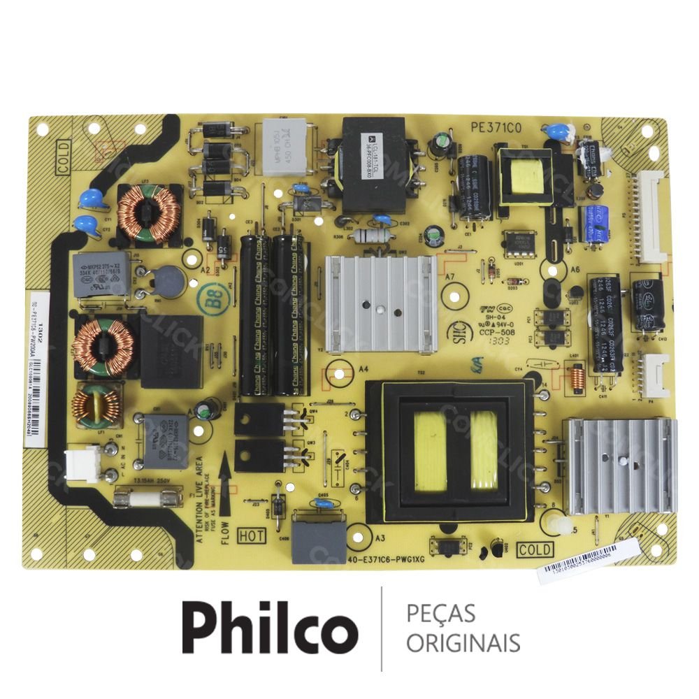 Placa Fonte para TV Philco PH39E53SG, PH42E53SG, PH46E53SG