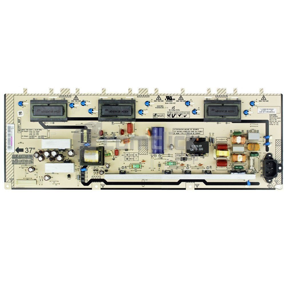 Placa Fonte PSIV181E01A, H37F1_9SS para TV Samsung LN37B450C4M, LN37B457C6H, LN37B530P2M, LN37B530P2R, LN37B530P7F, LN37B550
