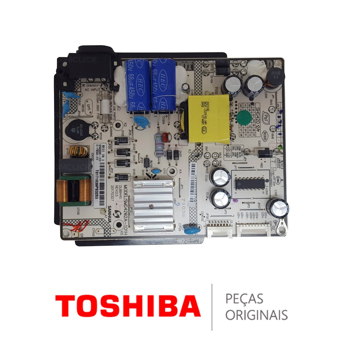 Placa Fonte SHG4202A01-101H TV TCL TCLL39S4900FS TCLL40S4900FS TCLL43S4900FS 40L2600 L40S4900FS