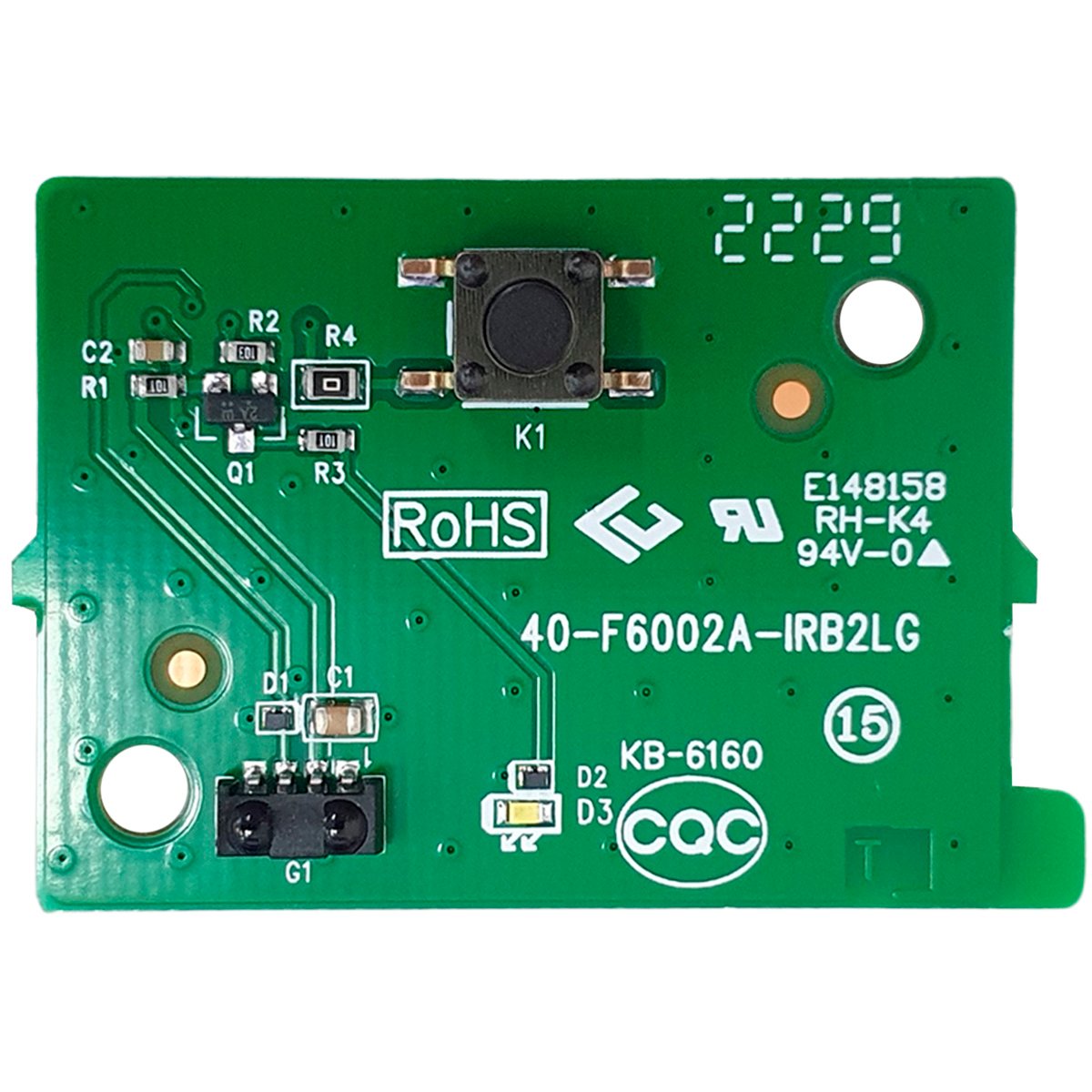 Placa Função / Botão Power TV TCL 40-F6002A-IRB2LG 43RS530