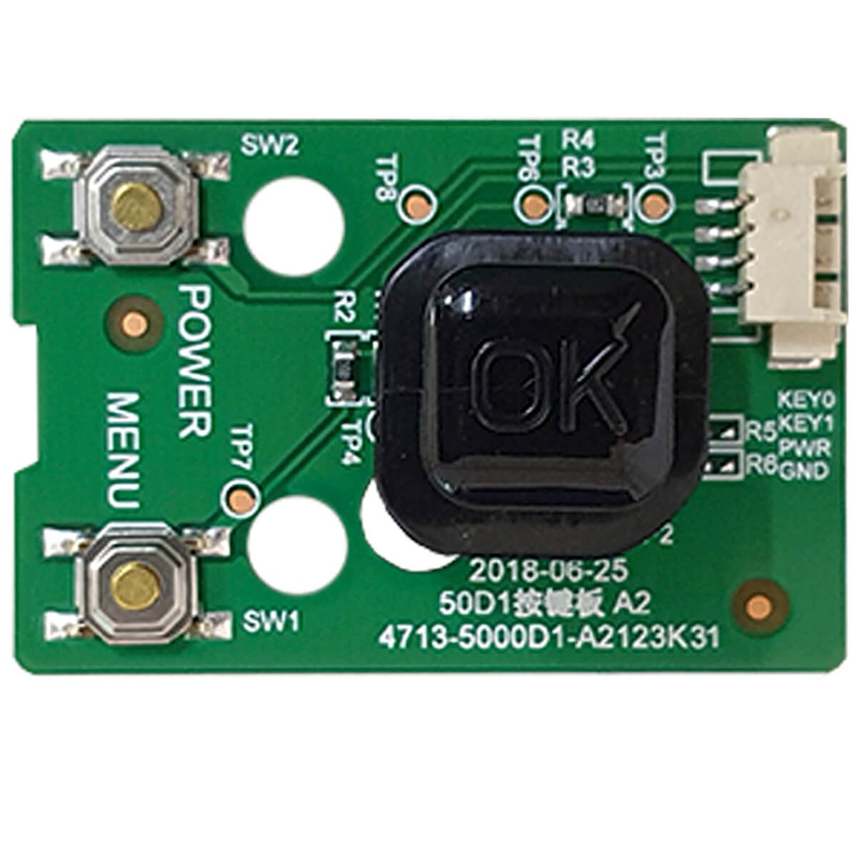 Placa Função Botão Power TV Vizzion 4713-5000D1 LE43DF20 LE50UHD20