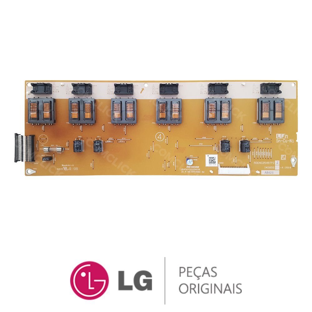 Placa Inverter 4 para Blacklight RDENC2545TPZ TV LG 52LG50FD