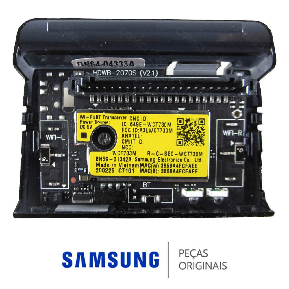 Placa Ir / Receptora de Sinal BN59-01342A TV Samsung LH43QBREB UN82TU8000 (Seminovo)