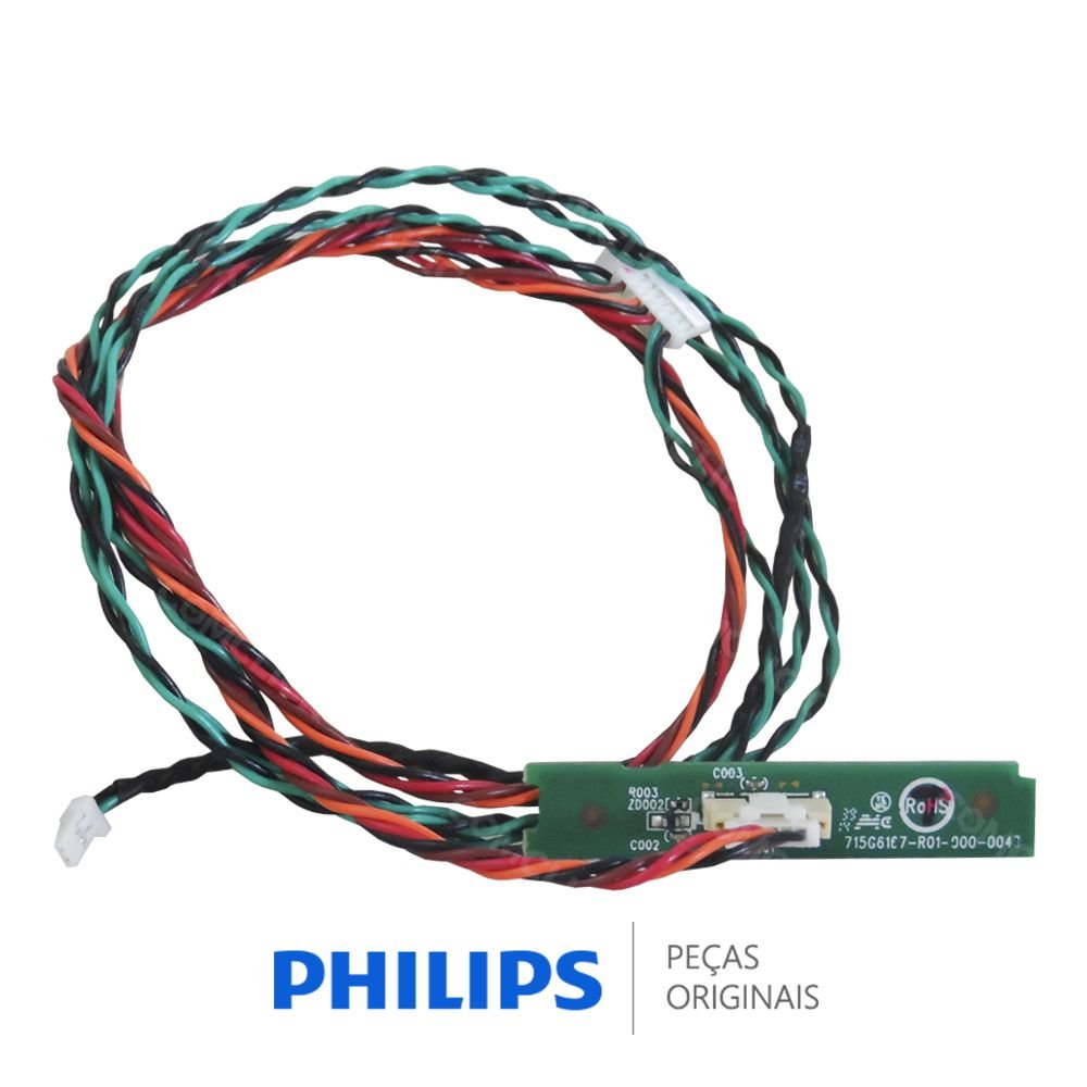 Placa IR / Receptora do Controle Remoto para TV Philips 32PHG5000, 32PHG5109, 40PFG4309