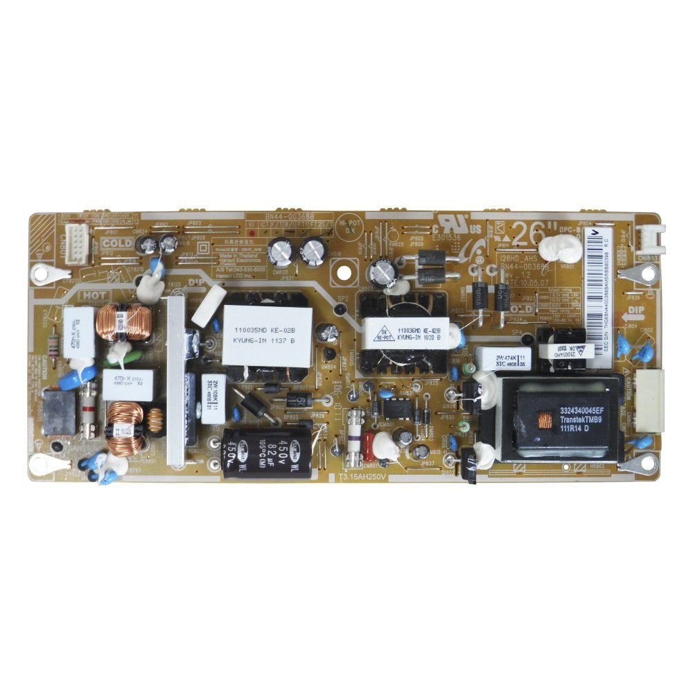 Placa PCI Fonte I26AD-ASM, I26HD-AVD para TV Samsung LN26C350D1