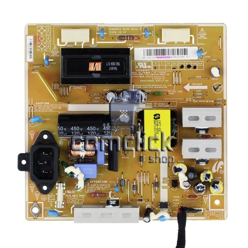 Placa PCI Fonte IP-54135T para TV Samsung LN22B450C4XZD, LN22B650T6XZD