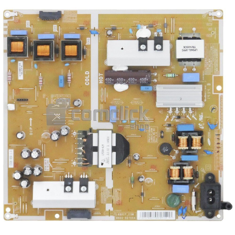 Placa PCI Fonte L48X1T_ESM para TV Samsung UN40H6400AG, UN48H6400AG