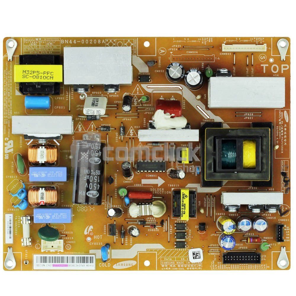 Placa PCI Fonte MK32P5T para TV Samsung LN32A610A3R, LN32A330J1, LN32A550P3R, LN32A610A1R