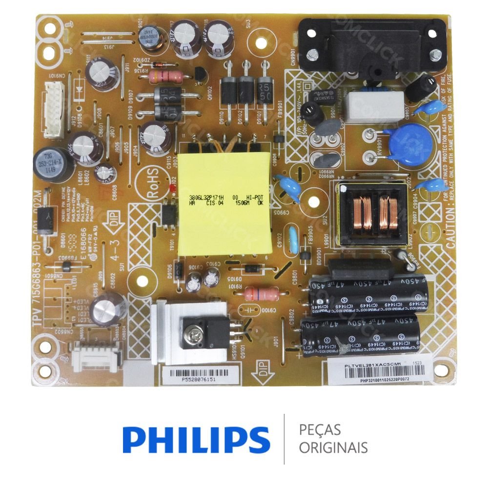 Placa PCI Fonte para TV Philips 32PHG5000/78