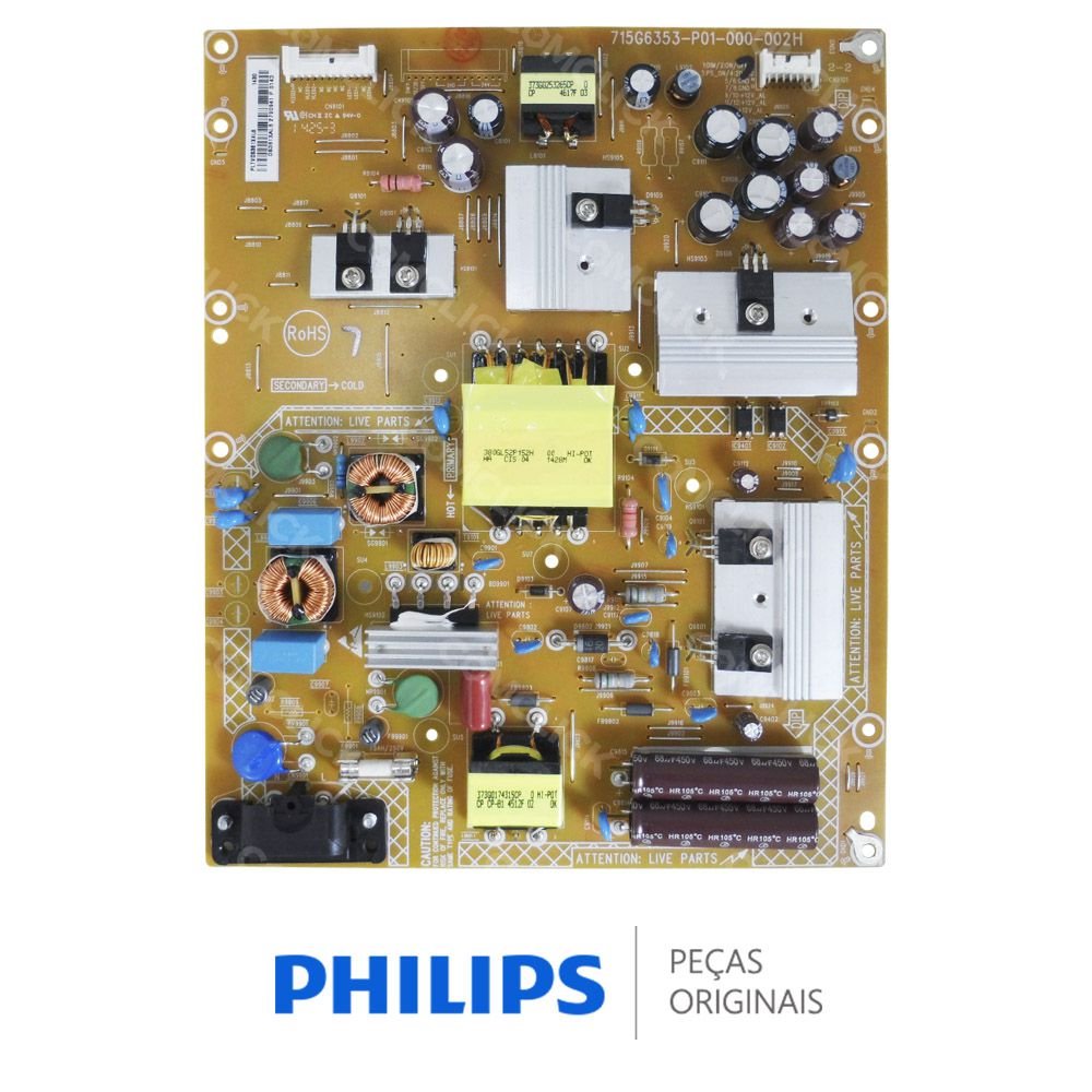 Placa PCI Fonte para TV Philips 40PFG5509/78