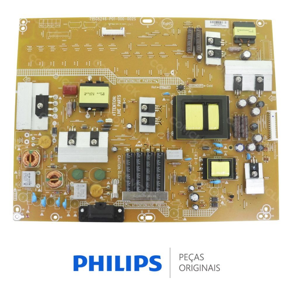 Placa PCI Fonte para TV Philips 46PFL4707G/78