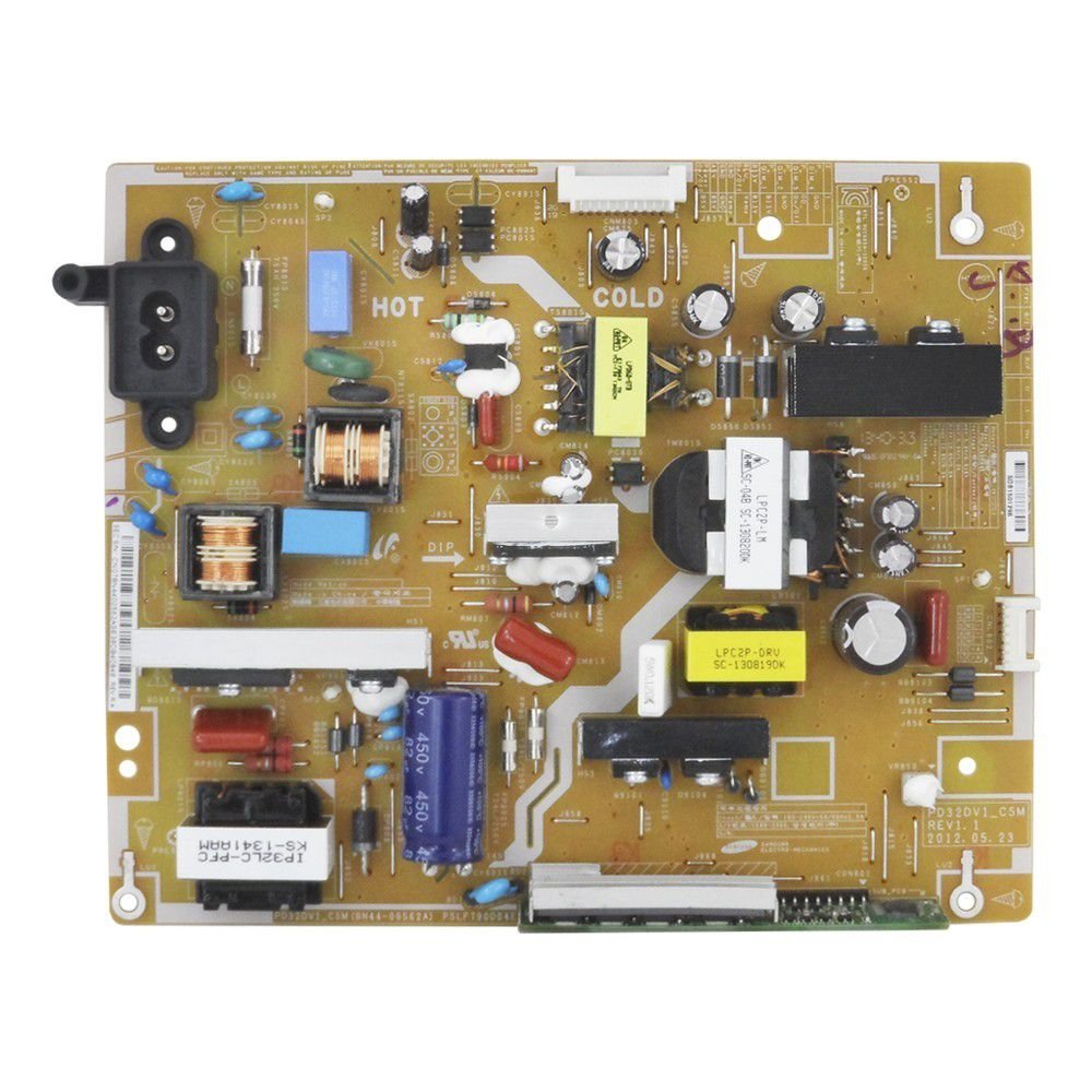 Placa PCI Fonte  PD32DV1_CSM, PSLF790D para TV Samsung UN32FH5030GXZD