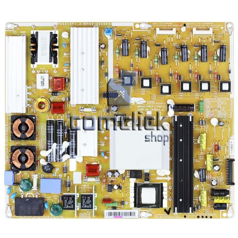 Placa PCI Fonte PSLF171B01B para TV Samsung UN40B6000VMXZD, UN40B7000WMXZD, UN46B6000VMXZD