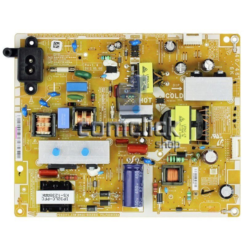 Placa PCI Fonte PSLF930C para TV Samsung UN40EH5300G, UN40EH6000G, UN46EH5300G, UN46EH6000G