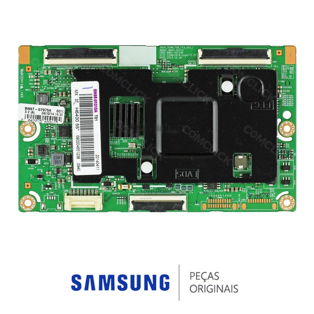 Placa PCI T-CON LSF550HJ04-G para TV Samsung UN40HU7000G, UN55H6300AG e UN55HU7000G