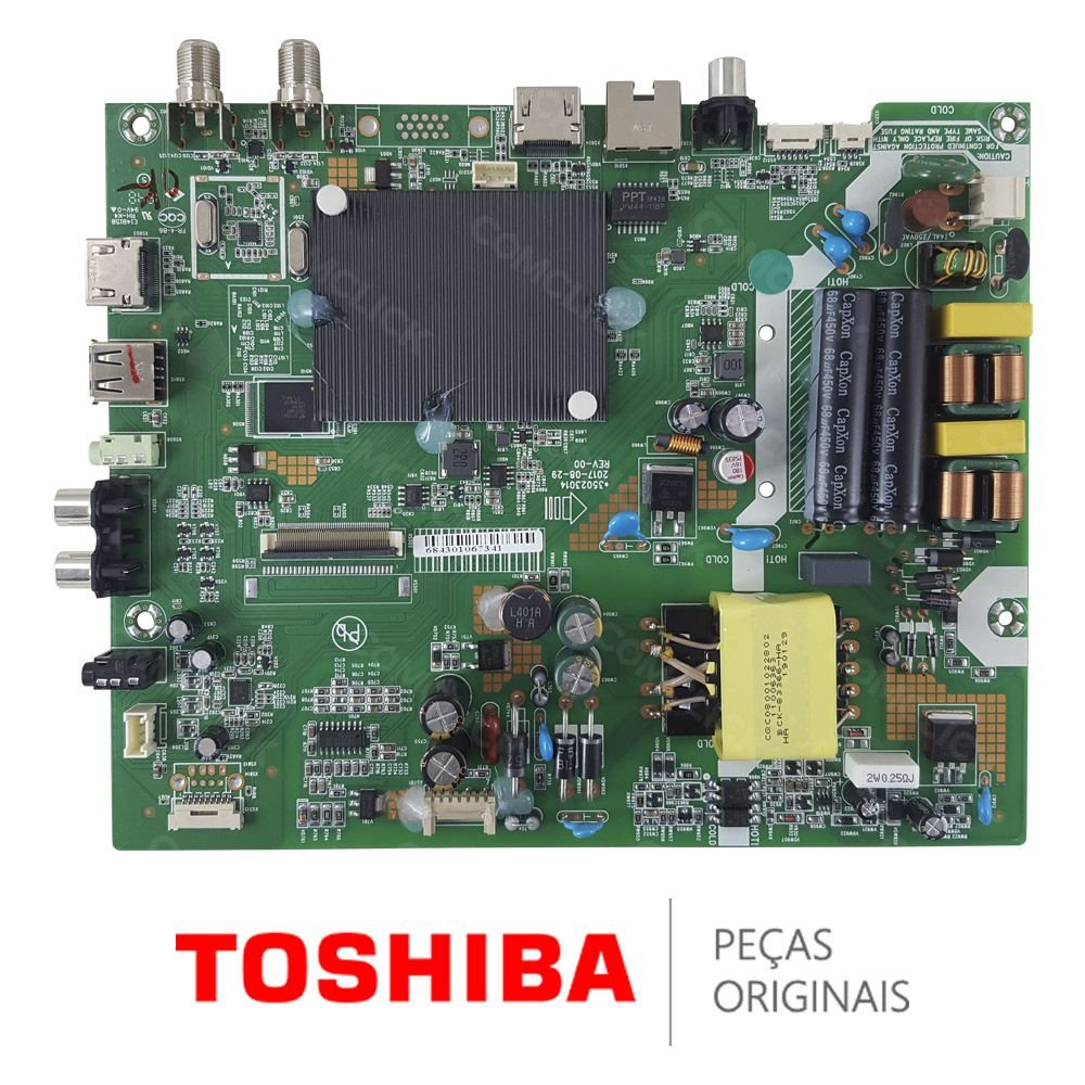 Placa Principal 35023014 / 684301 TV Semp Toshiba L43S3900FS