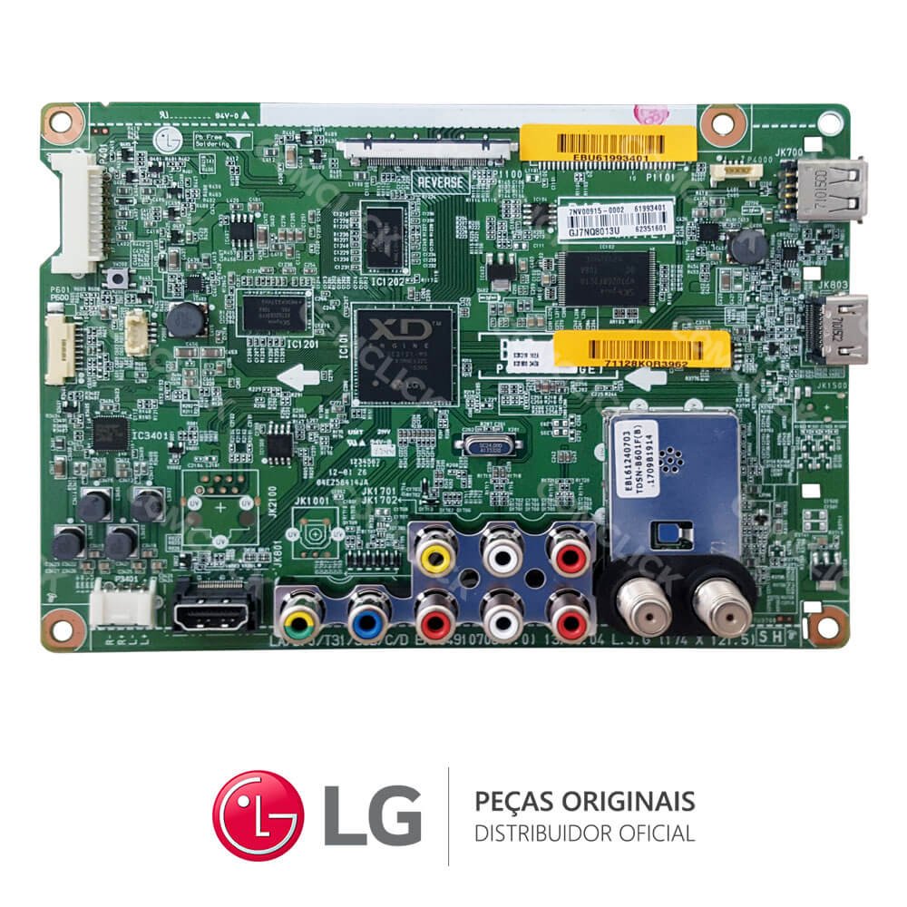 Placa Principal EAX64910708 / EBU61993401 / EBU61993411 TV LG 32LN5400, 39LN5400, 42LN5400, 47LN5400