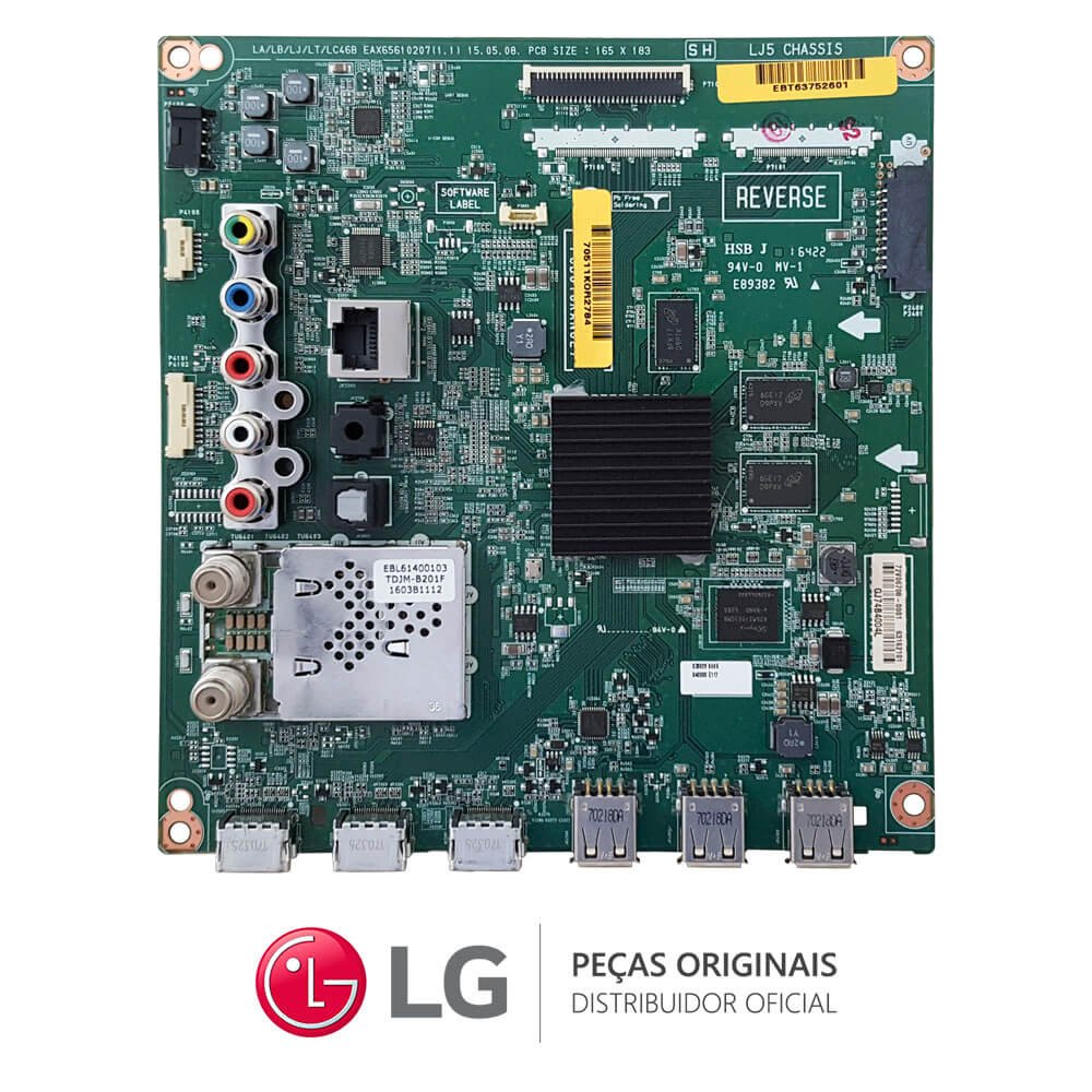 Placa Principal EAX65610207 / EBT63752601 / EBU63162002 TV LG 32LF585B