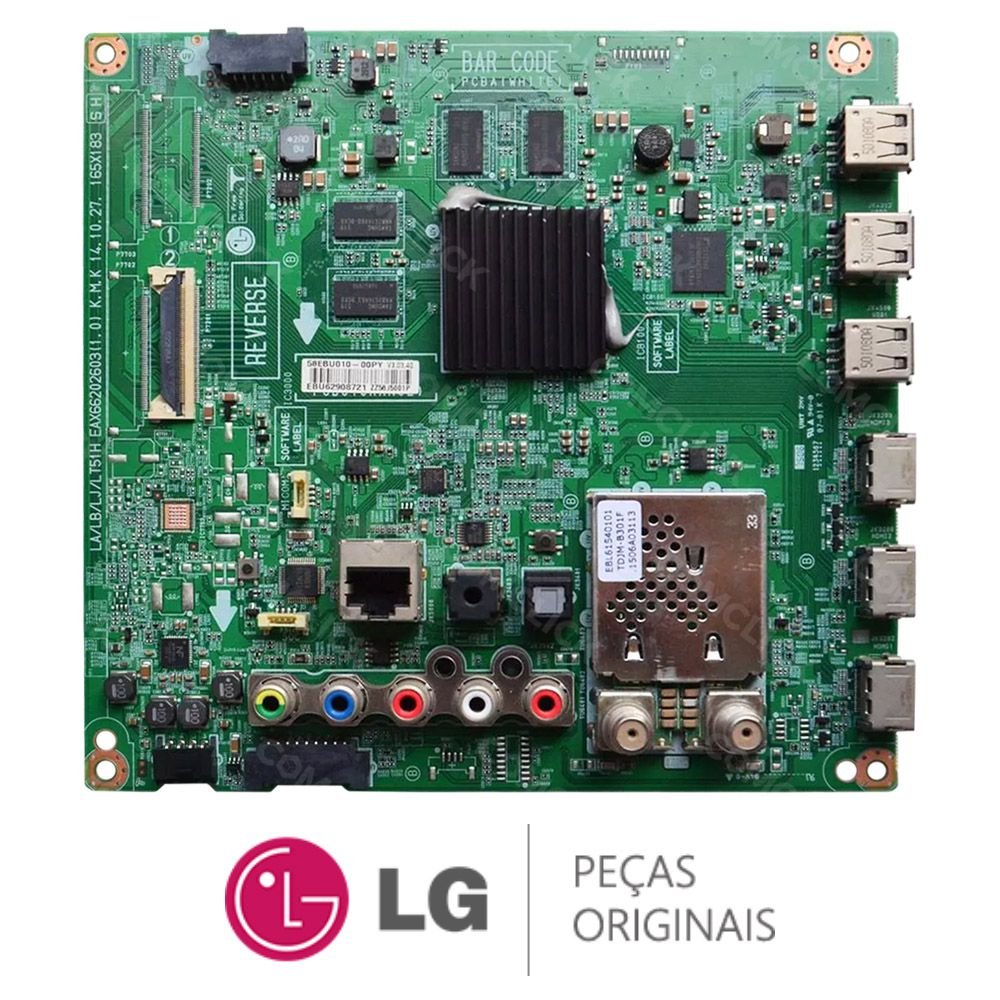 Placa Principal EAX66202604 / EBU62965022 TV LG 40LF6350