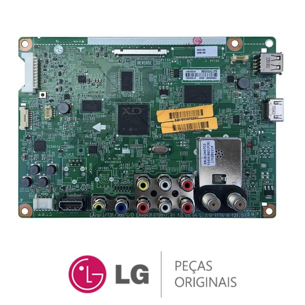 Placa Principal EBU62032301 EBR76807901 EAX64910708 TV LG 50LN5400 55LN5400