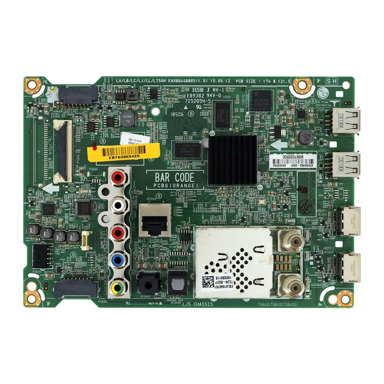 Placa Principal EBT63953420 / EBU63321804 / EBU63402305 TV LG 49LF5900