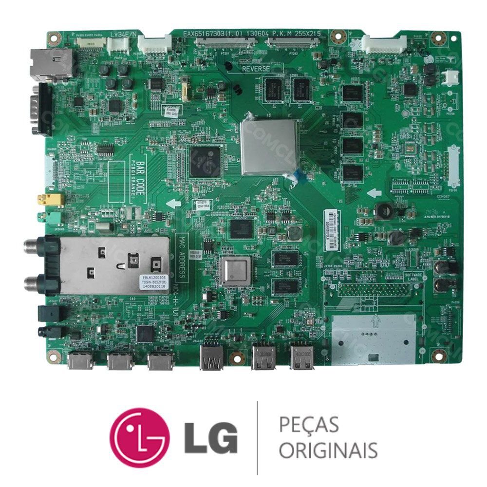 Placa Principal EBU62384401 / EBT62741301 TV LG 65LA9650