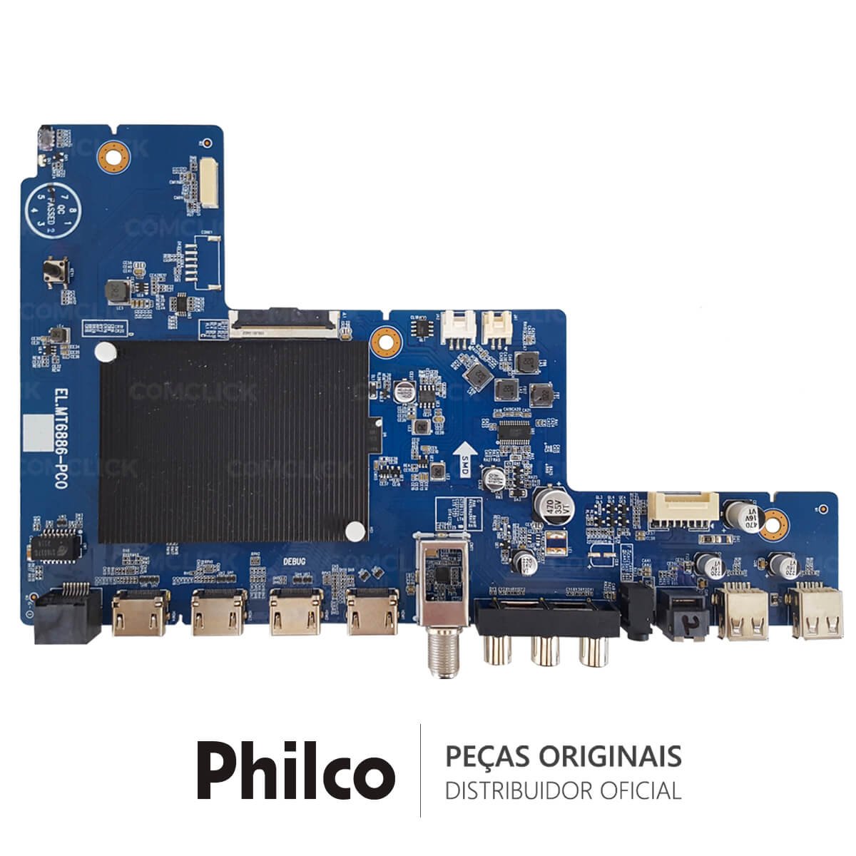 Placa Principal EL.MT6886-PCO 723609 TV Philco PTV50N10N5E