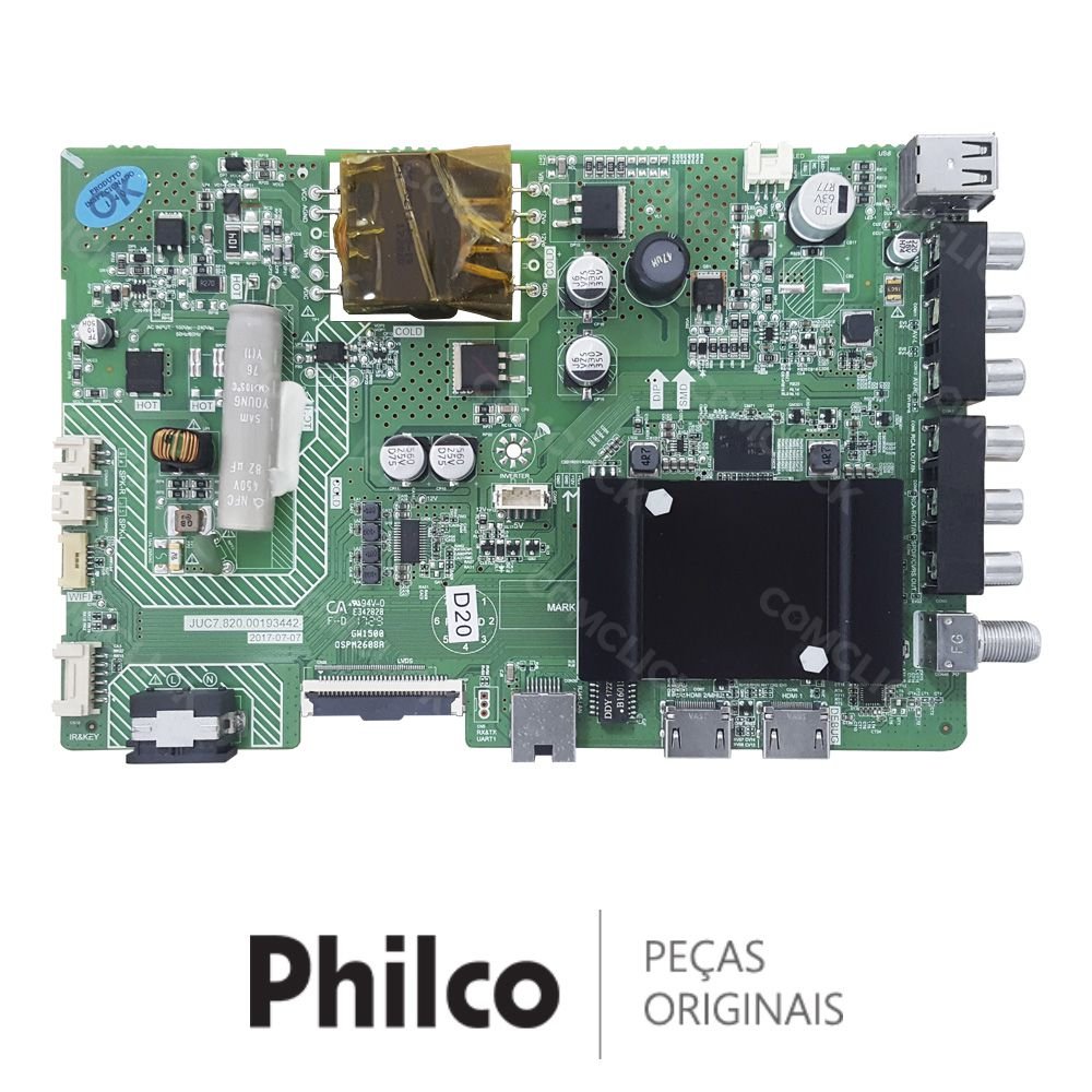 Placa Principal JUC7.820.00193442 Tv Philco PH32E60DSGWA