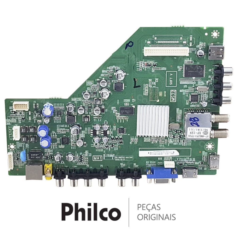 Placa Principal para TV Philco PH28T35DG, PH32F33DG