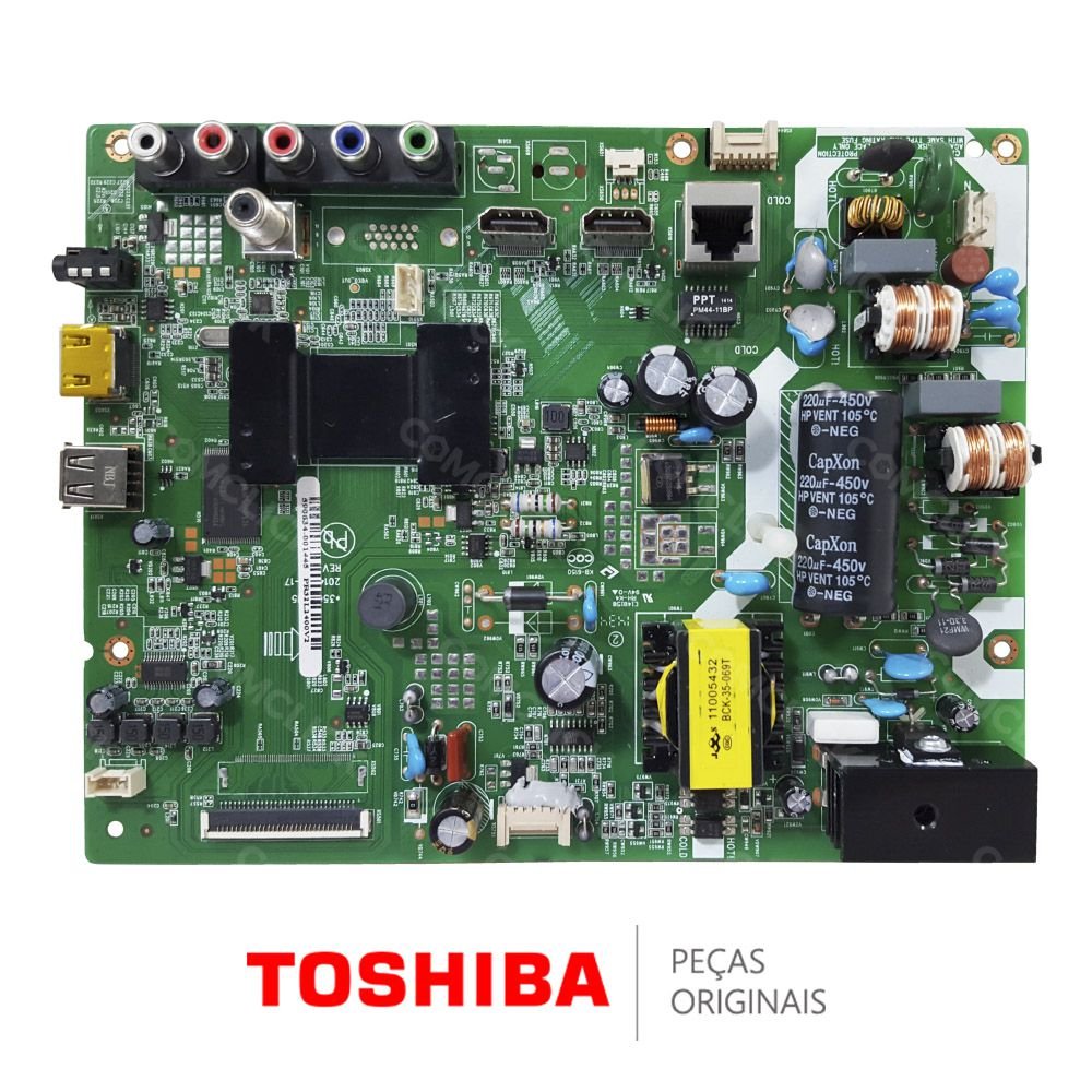 Placa Principal PR32L2400V2 / 35019015 para TV Semp Toshiba 32L2400