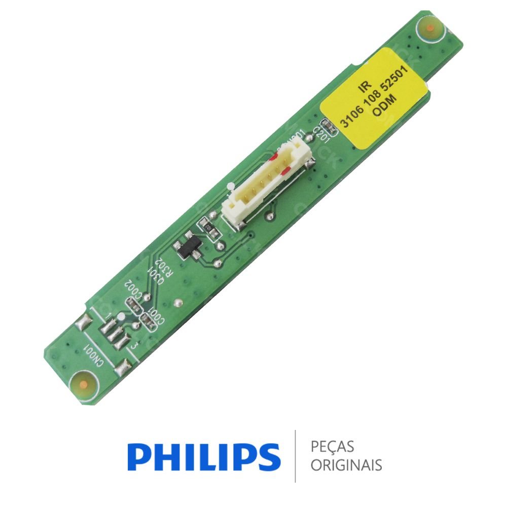 Placa Receptora IR para TV Philips 32PFL4007D/78, 42PFL4007G/78 e 32PFL4017G/78
