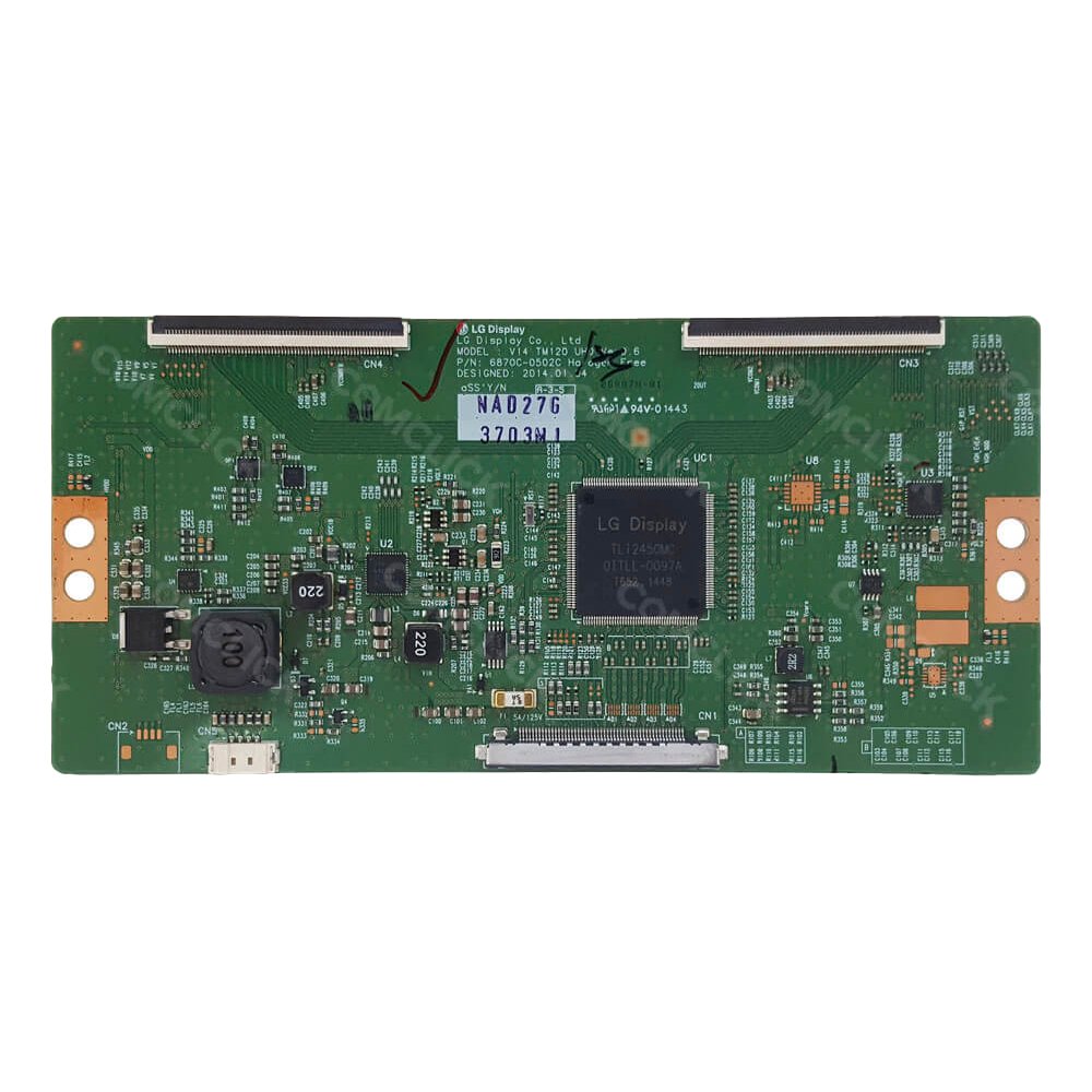 Placa T-Con 6870C-0502C / EAT62474201 TV LG 55UB8200, 55UB8300, 55UB8500, 55UB8550 Novo Original