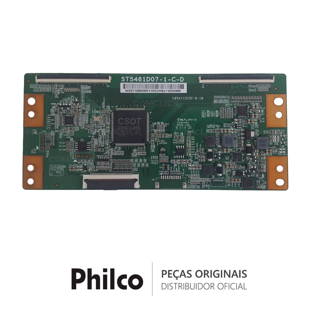 Placa T-CON ST5461D07-1-C-D TV Philco PTV55F61SNC PTV55F61SNT