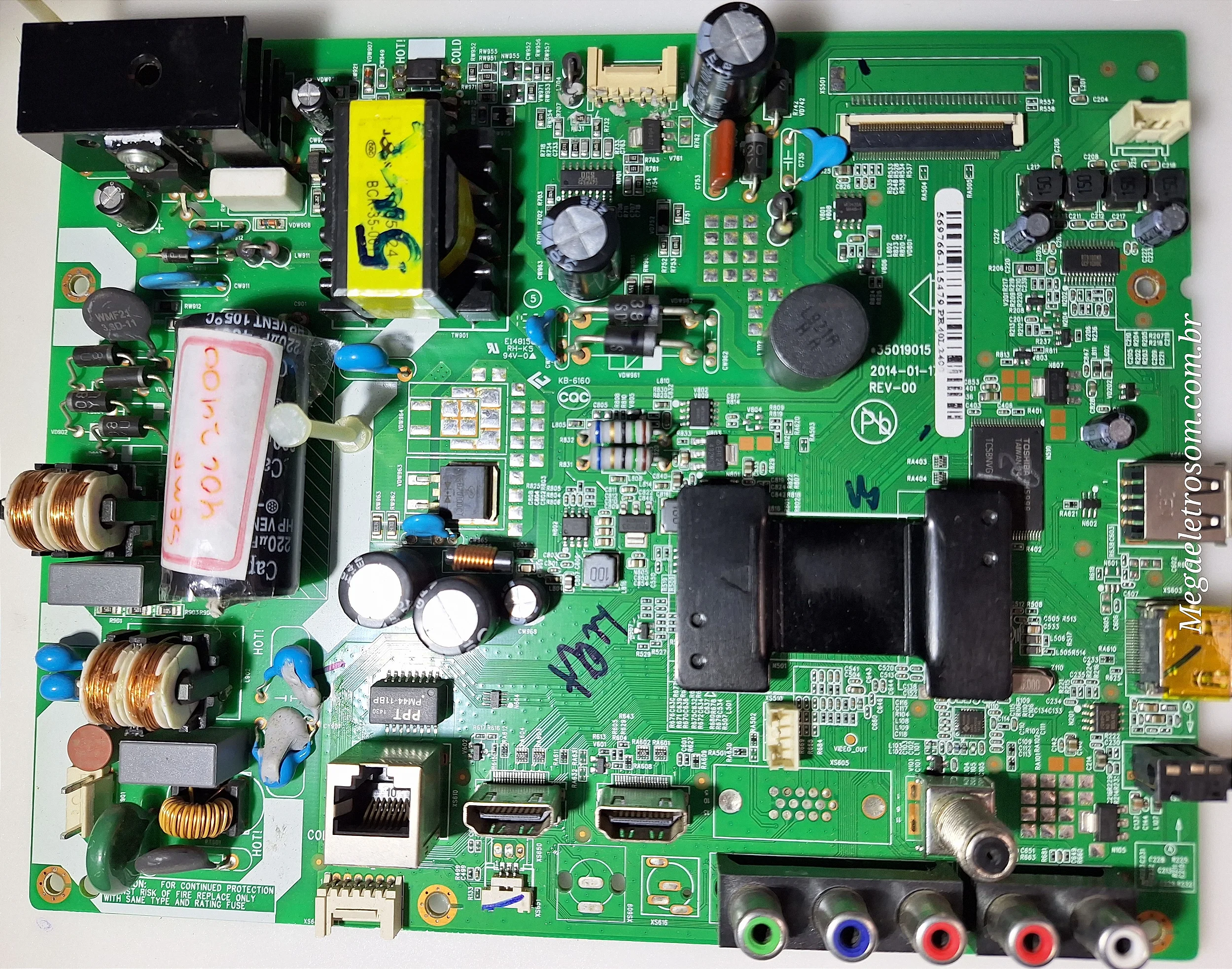 Placa Principal TV Philips 40L2400 – Original e Testada